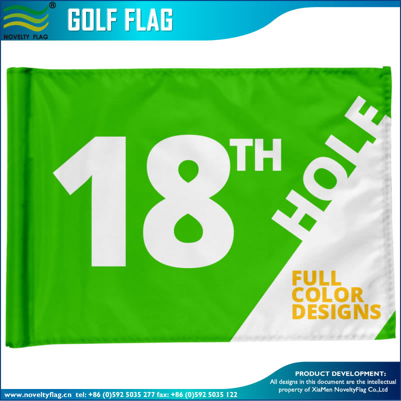 Decoration Cars Custom Printing Golf Flags (B-NF33F01008)
