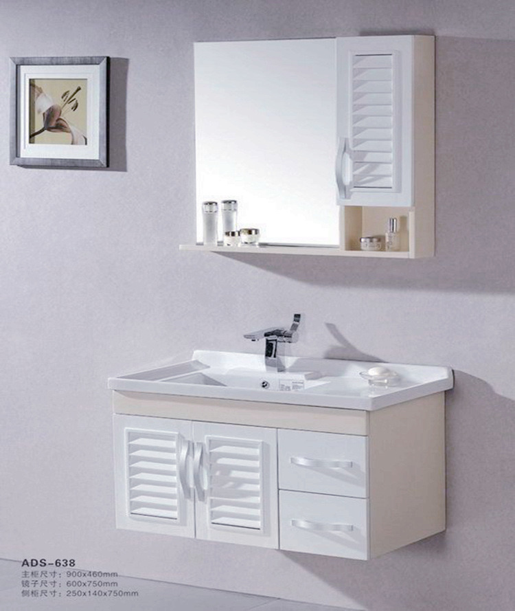 Modern Style Bathroom Vanity Solid Wood Bathroom Cabinet Ads-638)