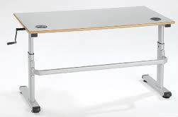 2 Leg Ergonomic Crank Height Adjustable Desk (LDG-CD201)