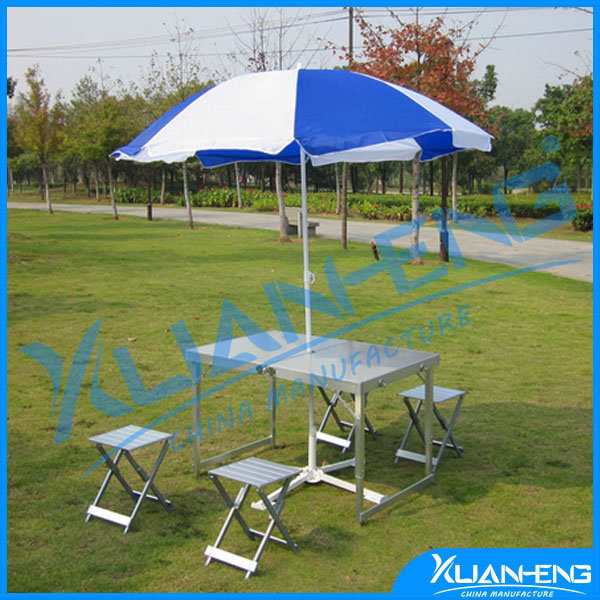Camping Picnic Stainless Steel Suitcase Aluminum Folding Table
