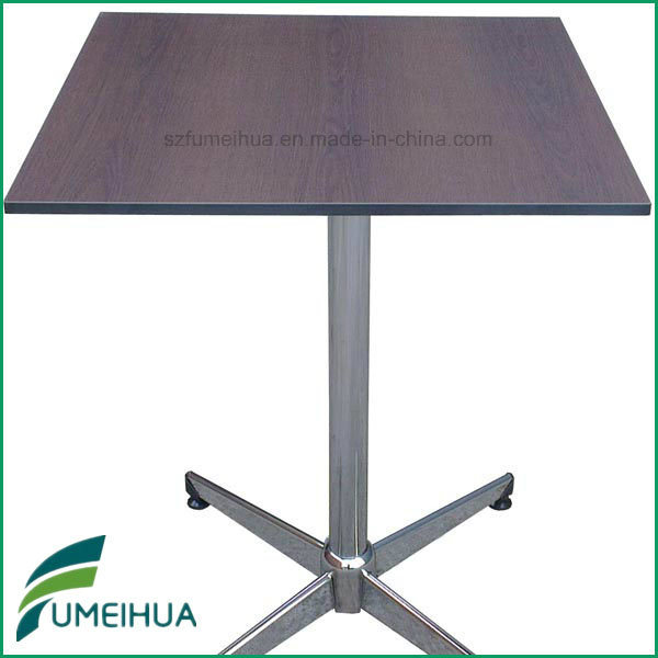 Woodgrain HPL Dining Table Square Table Top / Table