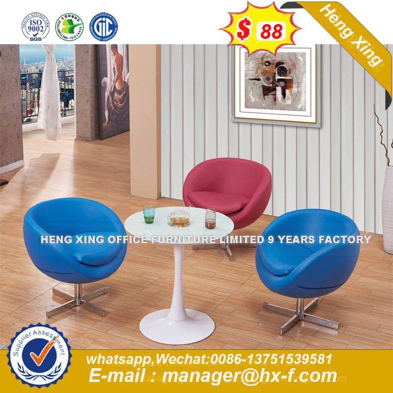 Modern Steel Metal Base Fabric Upholstery Leisure Chair (HX-SN8014)
