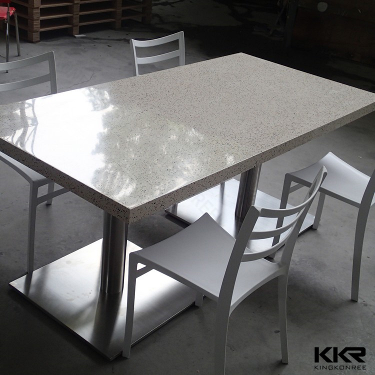 Square Dining Table Beige1200mm Corian Top