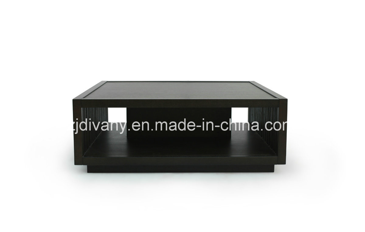 European Style Wooden Square Table Coffee Table (T-51)