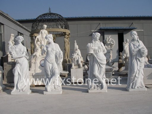 Marble Sculpture of Four Season Beauties