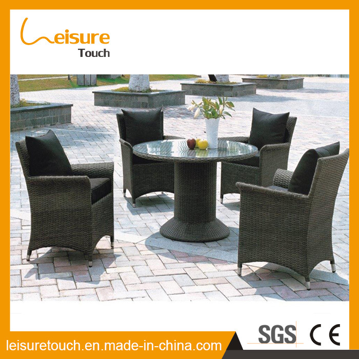 Hotel Leisure Set Wicker Home Dining Table and Chair Outdoor Garden Rattan Furniture