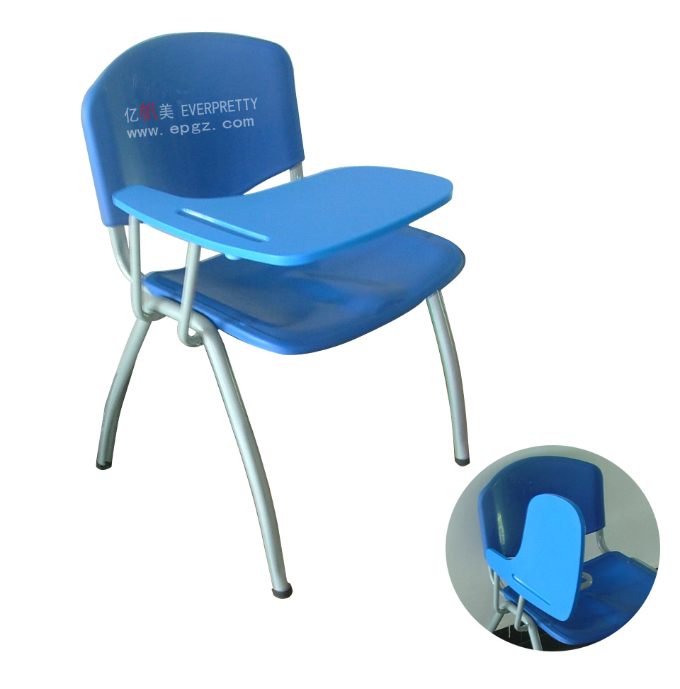 Plastic School Furniture/ Cheap Sketching Chair / Student Chair with Writing Pab
