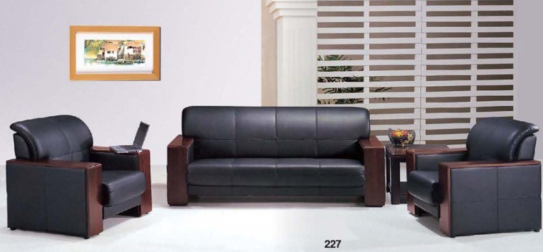 Modern Leather Sofa Office Sofa (FEC227)