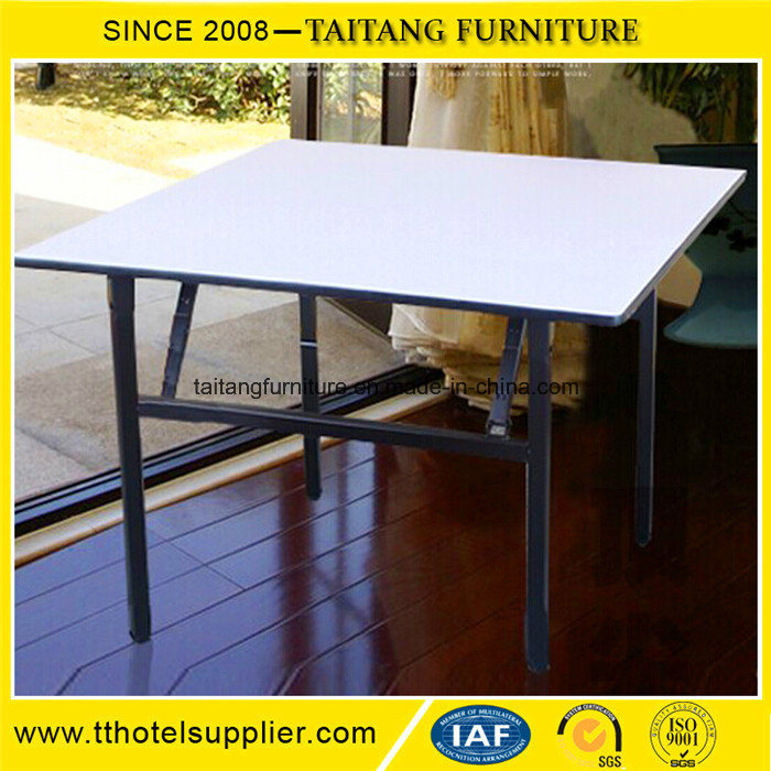 Wholesale 80cm Square Wood Folding Leg Table