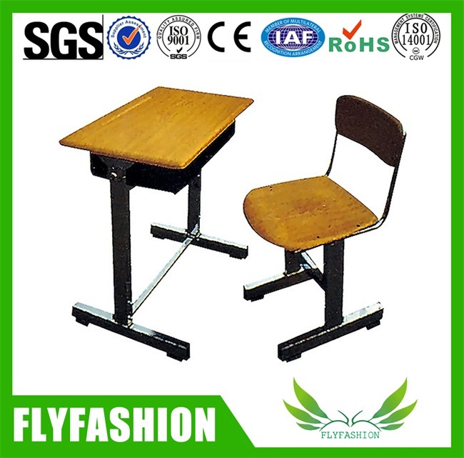 School Melamine Board Table Classroom Desk with Chair