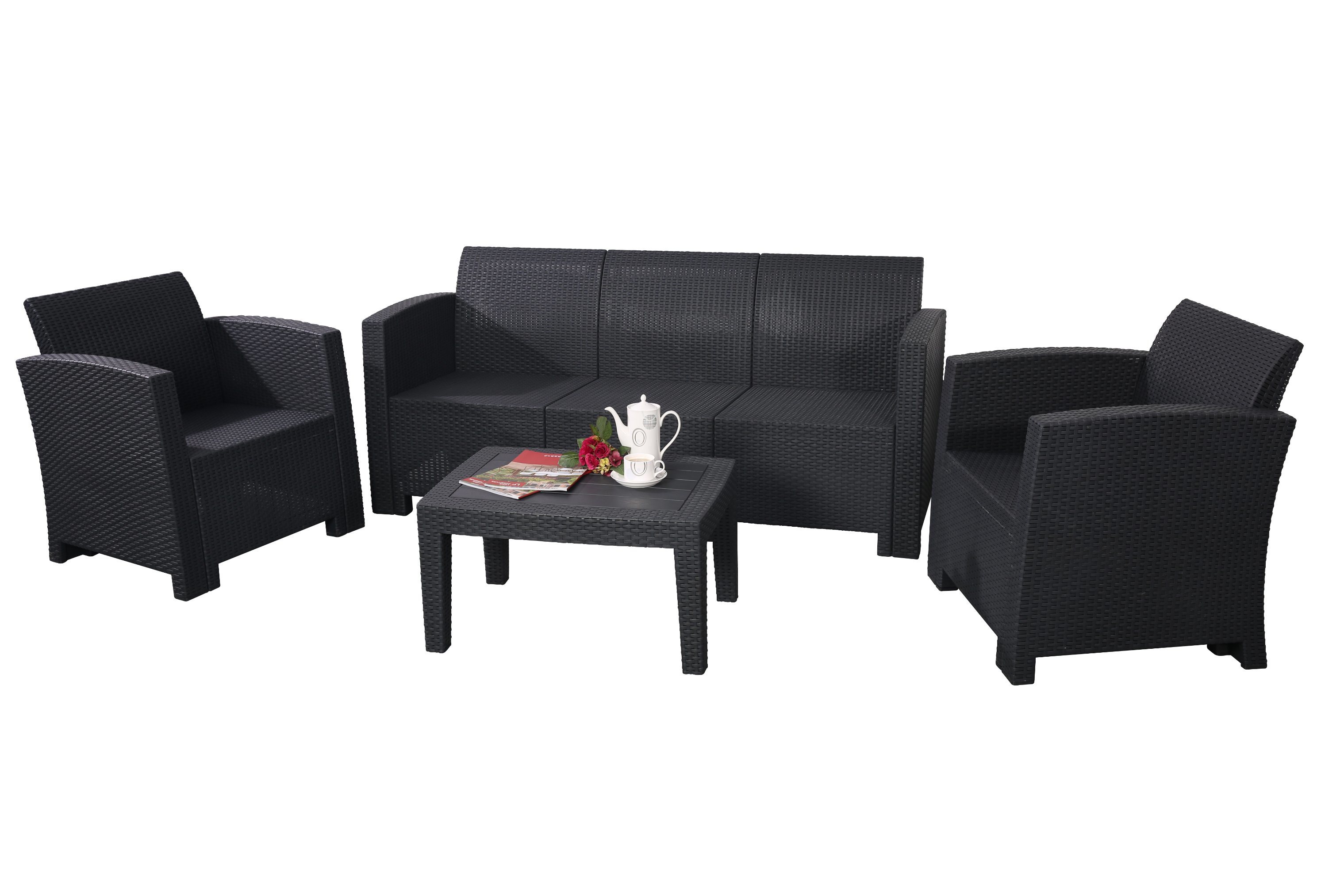 New Outdoor Rattan Furniture Garden Leisure Sofa, Patio Sofa, Plastic Sofa (KD)