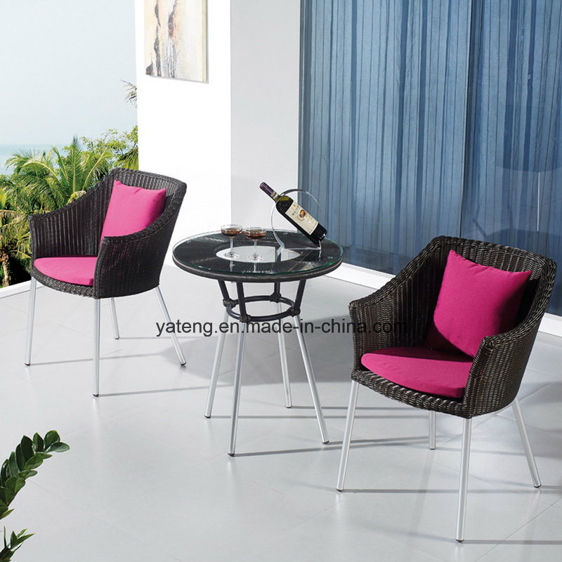 Gentel Design Popular Patio Garden Furniture of Coffee Set by Chair & Coffee Table (YT940-1)