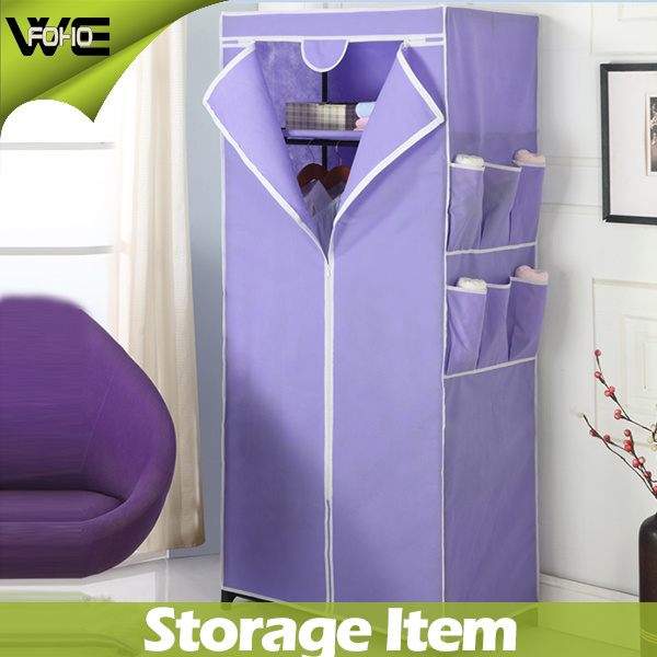 Armoire Closet Cheap Organiser Nonwoven Bedroom Wardrobe