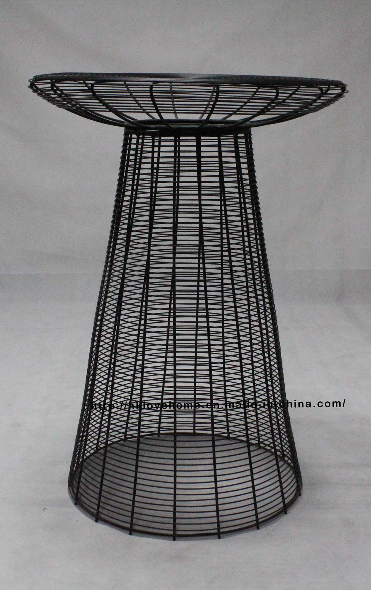 Replica Leisure Restaurant Dining Furniture Metal Wire Bar Table