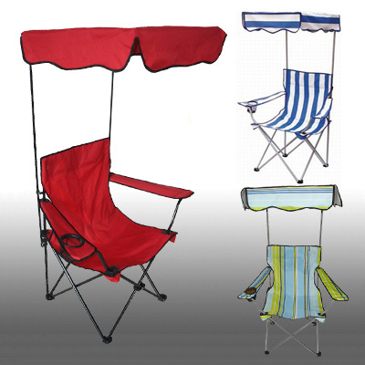 Folding Chair with Sunshelter Canopy