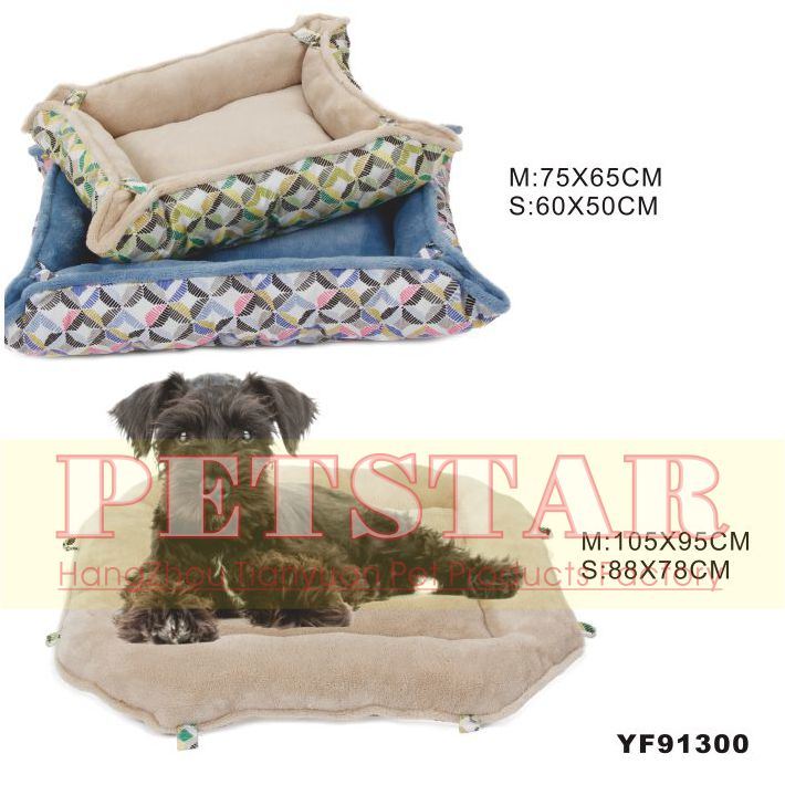 Fashion Windmill Pattern with Soft Plush Pet Beds Yf91300