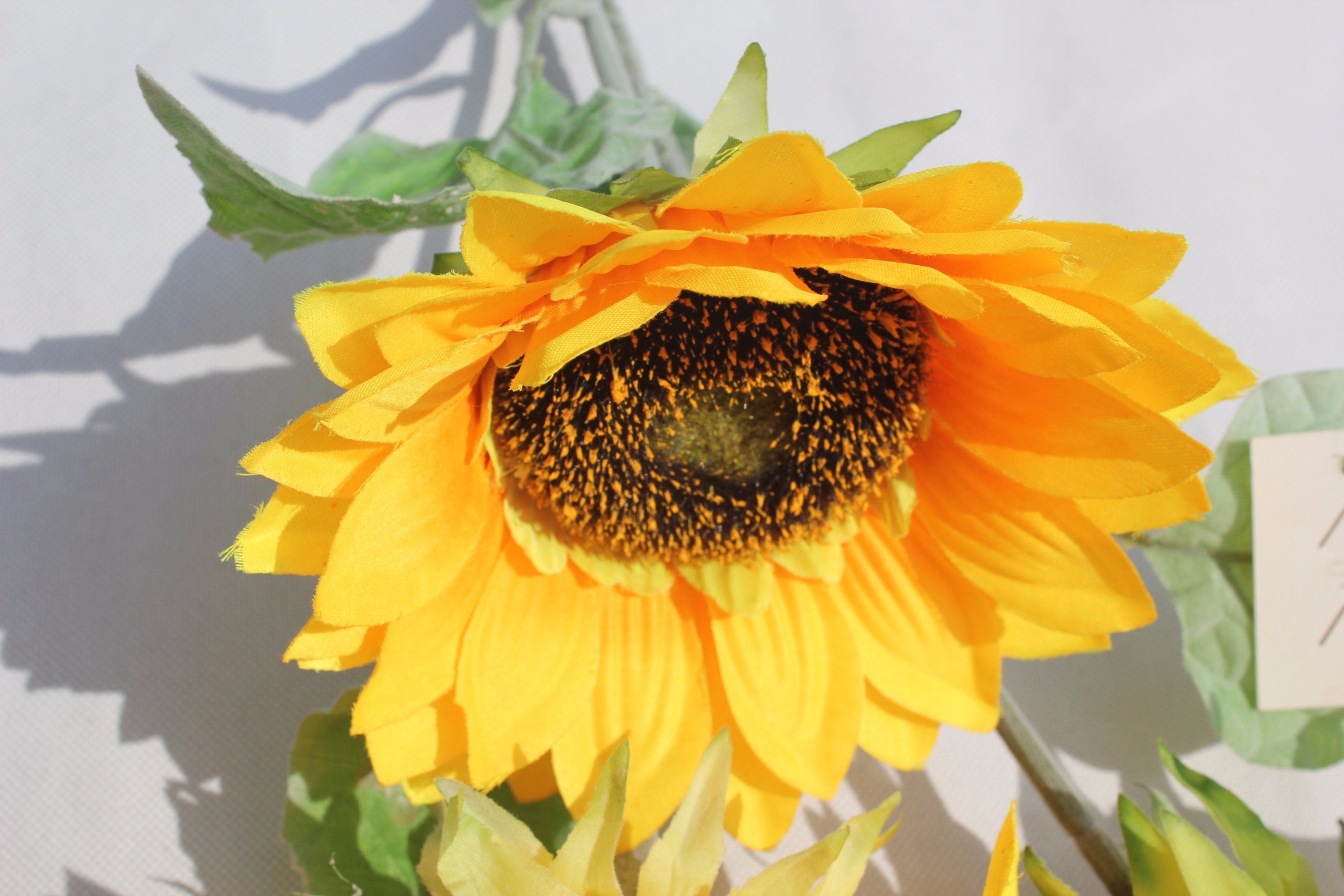 Yellow Sunflower Fake Flowers Artificial Flowers for Home Wedding Decoration