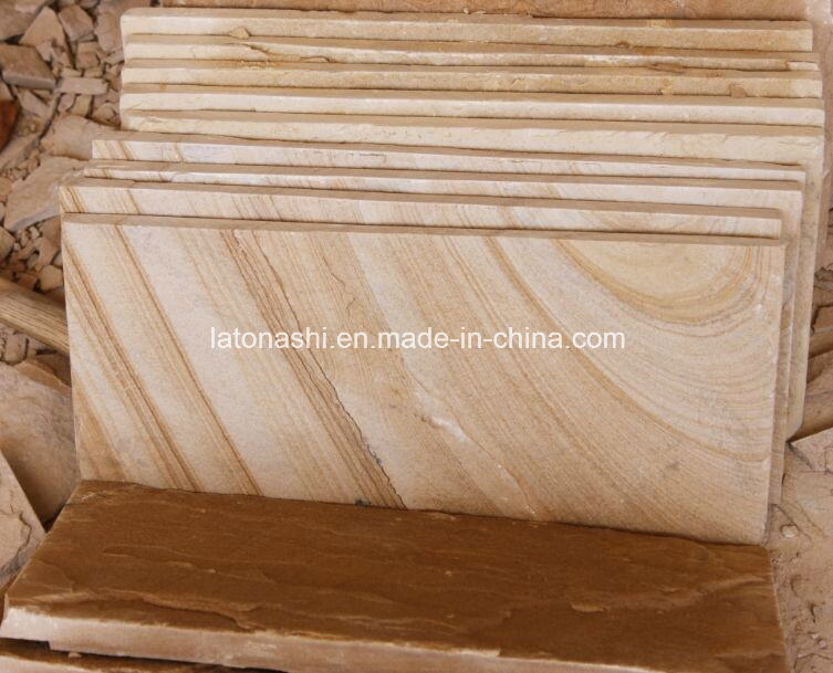 Natural Yellow Sandstone Mushroom for Wall Cladding