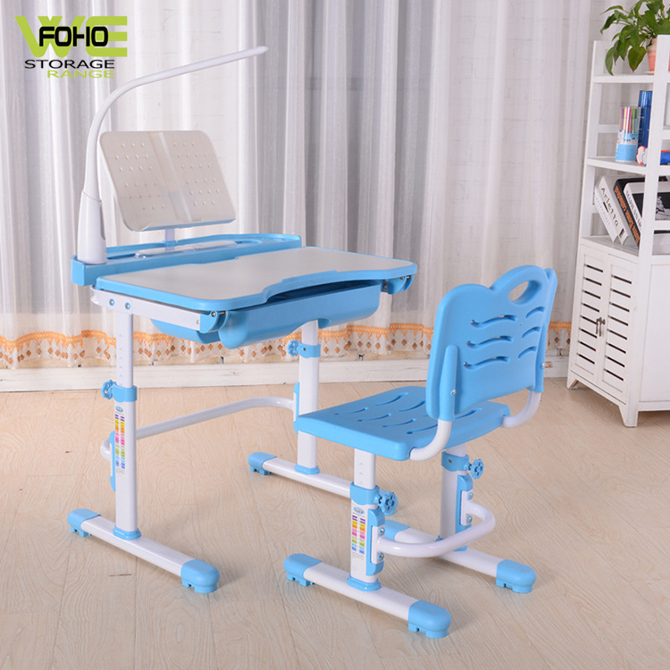 Children Furniture Height Adjustable Plastic Cheap Study Table for Students