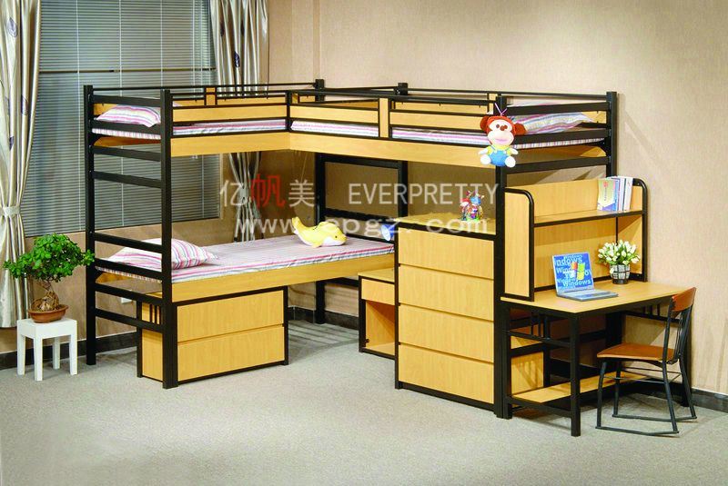 High Quality Modern Triple Bunk Bed. Dormitory Bunk Bed for Three Person Sf-20r