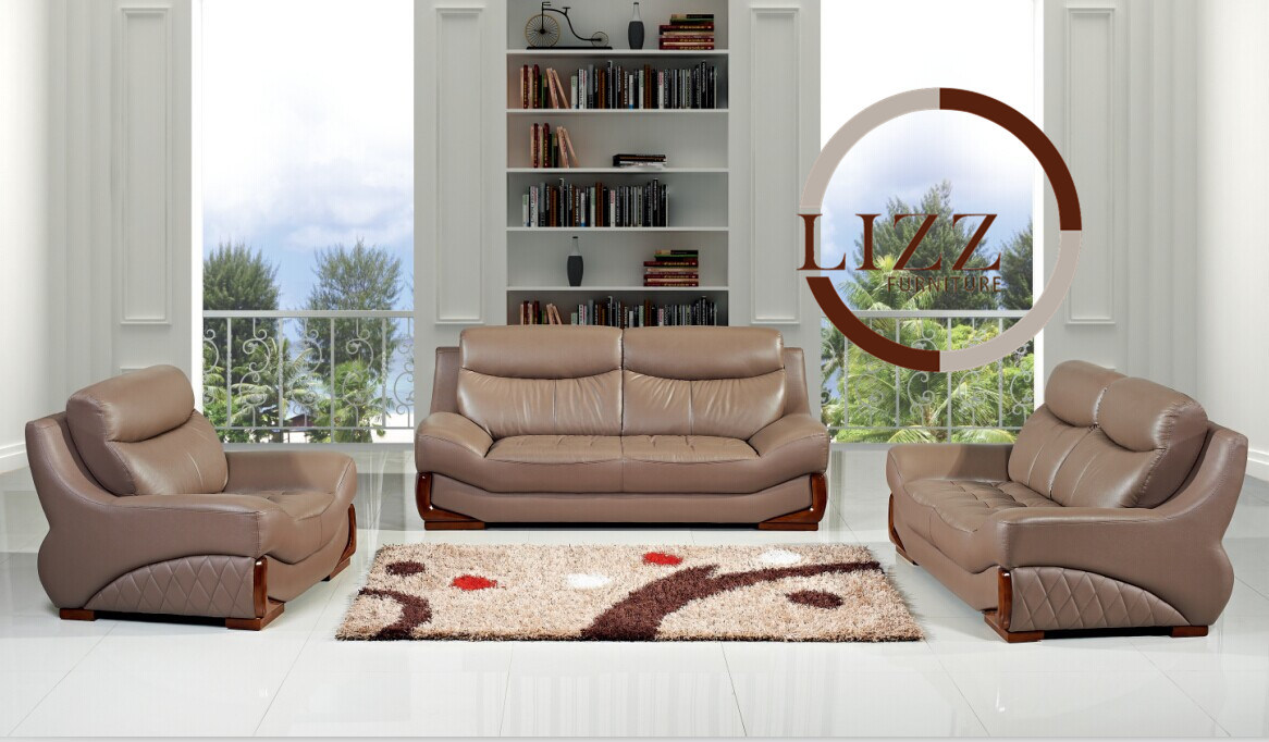 Best-Selling Contemporary Commercial Leather Sofa L. P525