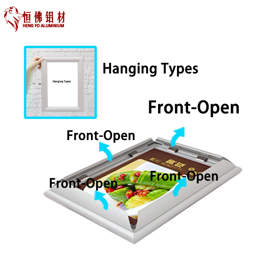 A2 Art Frame Poster Snap Clip Picture Frame for Decoration