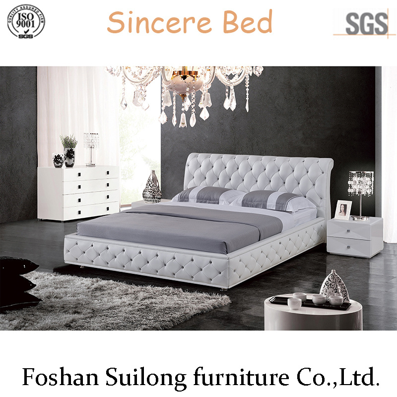 Ys7003 Modern Leather Bed