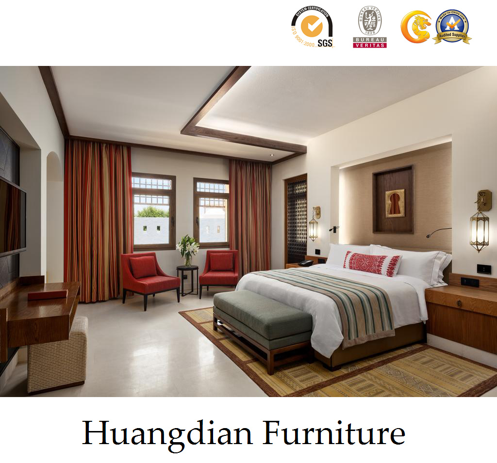 Modern 4 Star Hotel Bedroom Furniture (HD424)