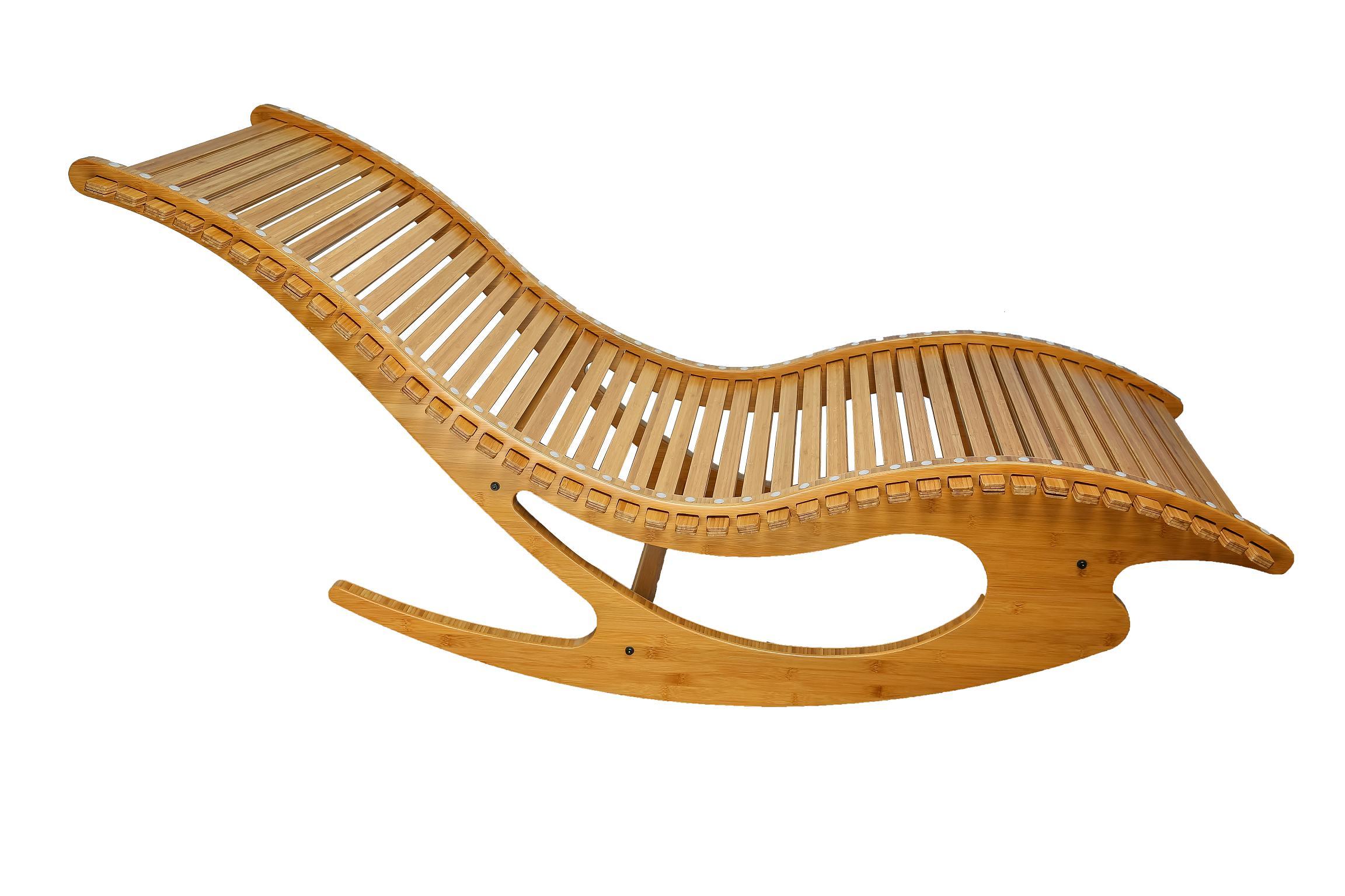 Bamboo Elastic Rocking Chair