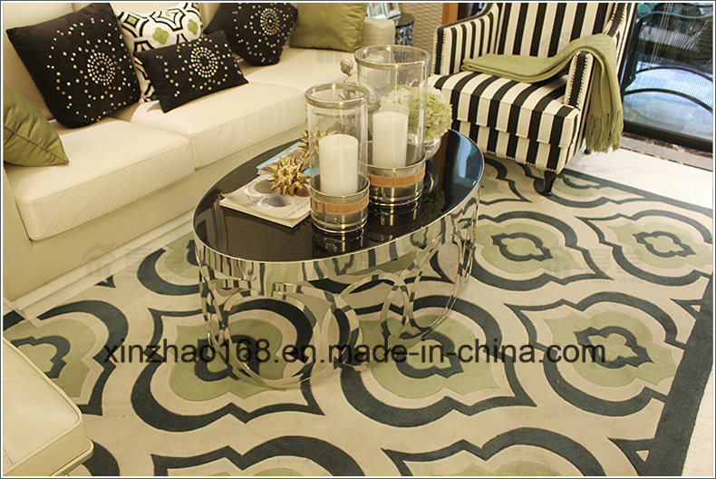 Morden Bent Curved Tempered Glass Coffee Table