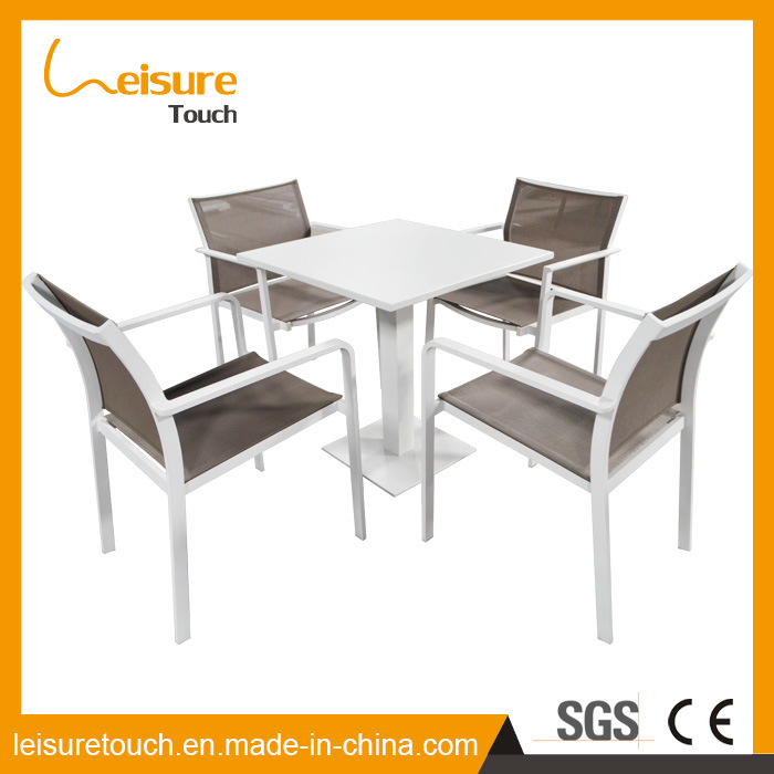 Modern Cheap Hotel Home Cafe Leisure Dining Tables and Chairs Outdoor Garden Patio Aluminum Furniture