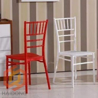 Popular modern furniture Colorful PP Plastic Monoblock Chiavari Chair