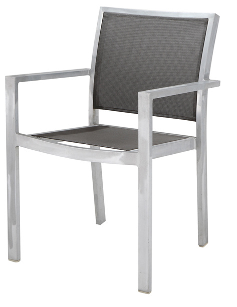 Outdoor Textilene Chair with Aluminum Frame (LN-8002)