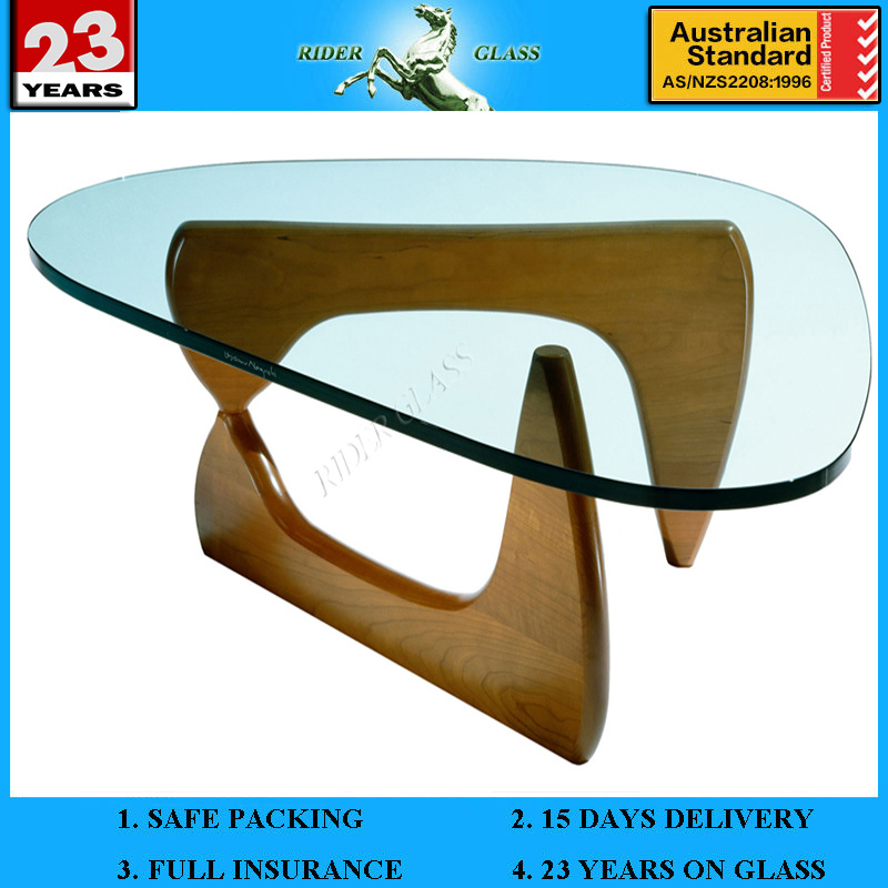 3-19mm Glass Table with AS/NZS2208: 1996