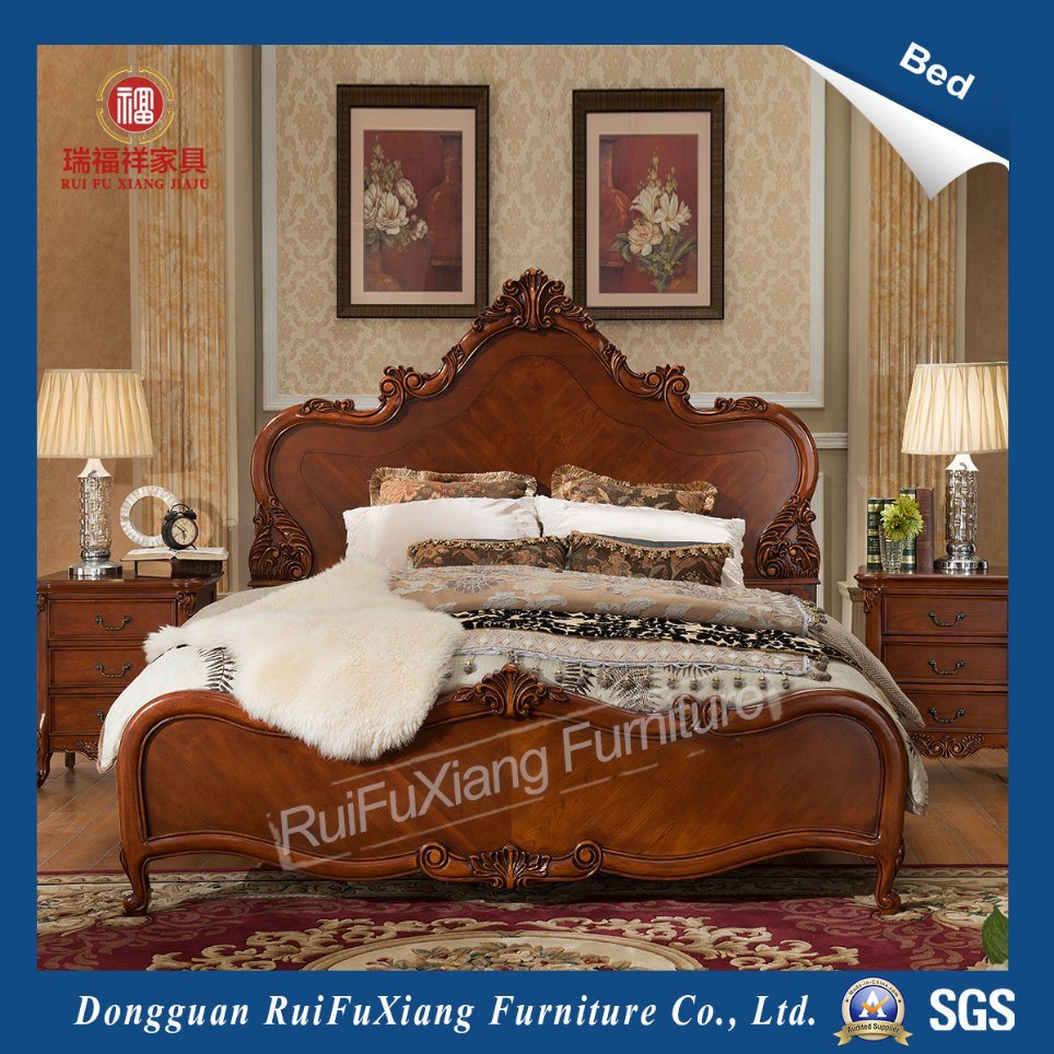 B268c Hand Carved Queen Size Bed From Dongguan Rui Fu Xiang Furniture Factory