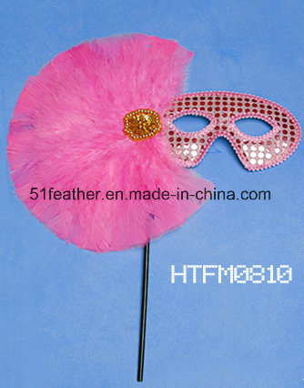 Personal Decoration Party Turkey/Ostrich Feather Mask