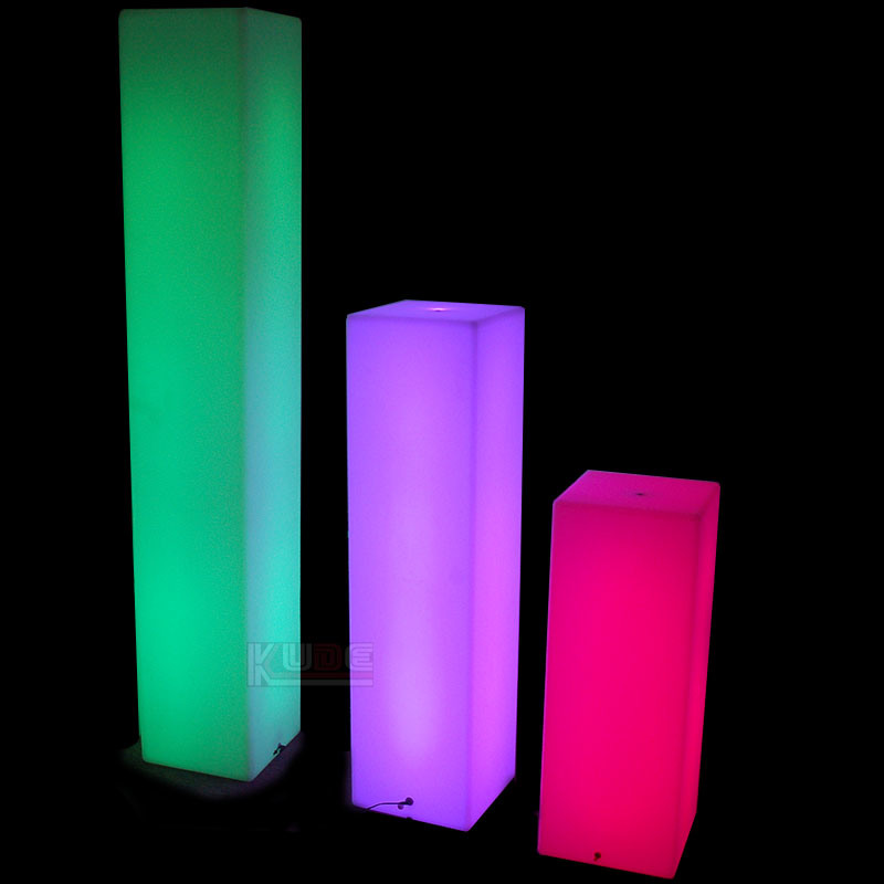 Illuminated Columns Illuminated Rectangle or Illuminated Cylinder