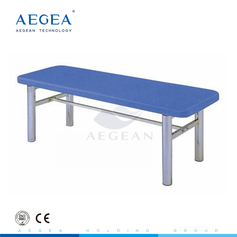 AG-Ecc05 Stainless Steel Base Material Hospital Treatment Couch Exam Room Furniture