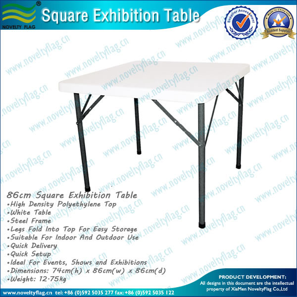 Portable Exhibition Plastic Folding Table (M-NF18F05101)