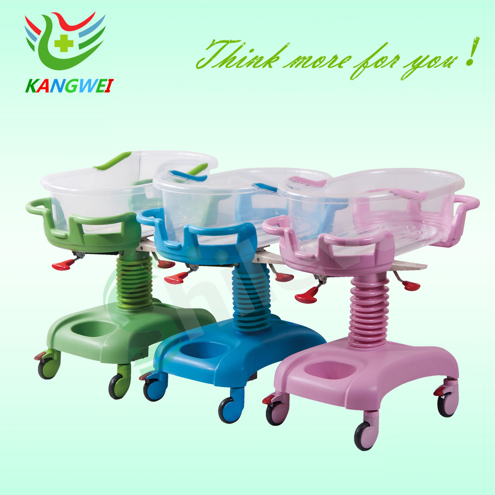 Customized Hospital ABS Trolley Baby Bassinet Medical Bed Slv-B4208