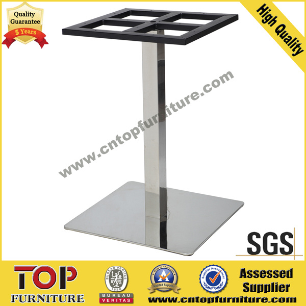 Square Stainless Steel Restaurant Table Base