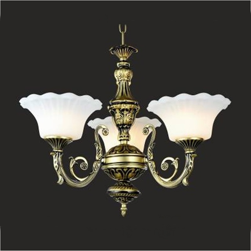 Hotel Decorative Pendant Lamp Glass Chandelier (GD-1034-3)