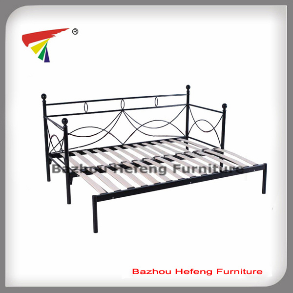 High Quality Metal Day Bed with Wood Slats (dB007)