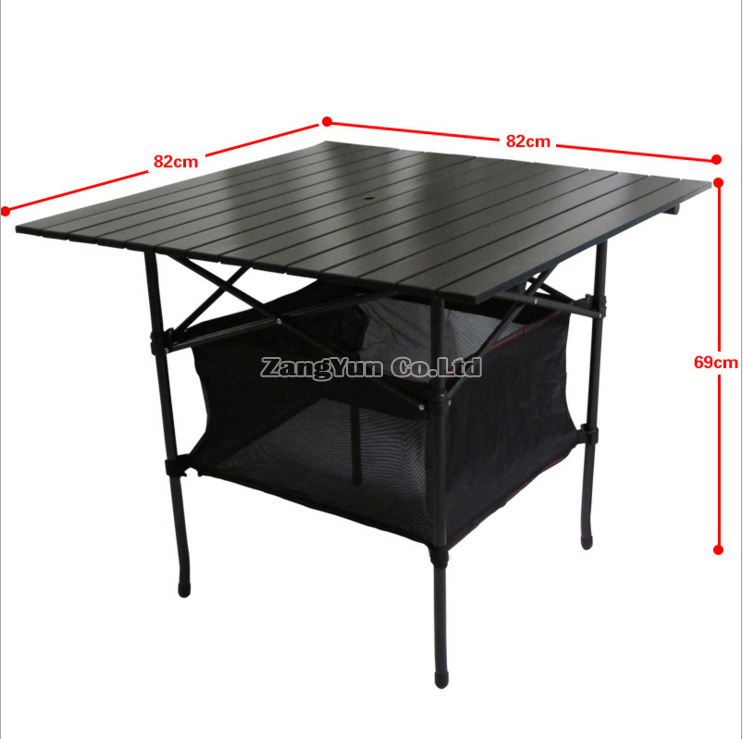 82*82*69 Outdoor Folding Aluminum Alloy Special Barbecue Table