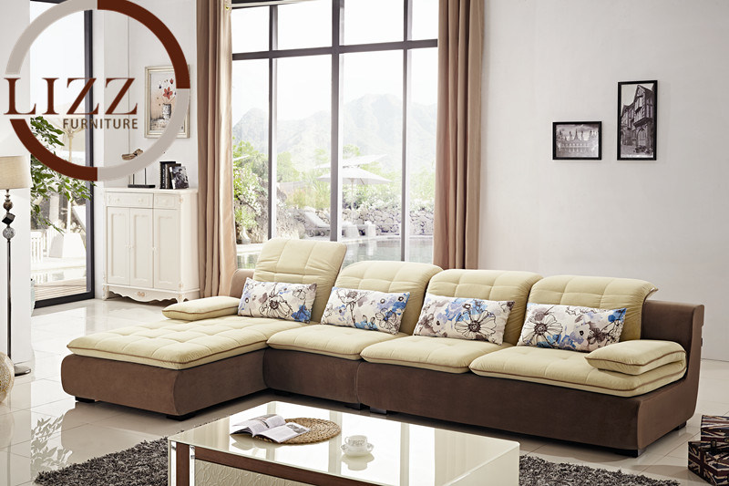Fabric Sofa for Living Room Sofas L Shape Fabric Sofa 916