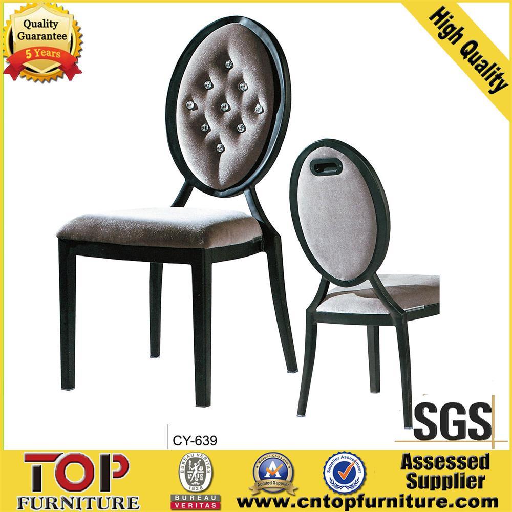 Middle East PU Leather Aluminium Banquet Wedding Chairs for Hotel