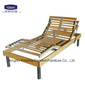 Adjustable Electric Slats Bed Wooden