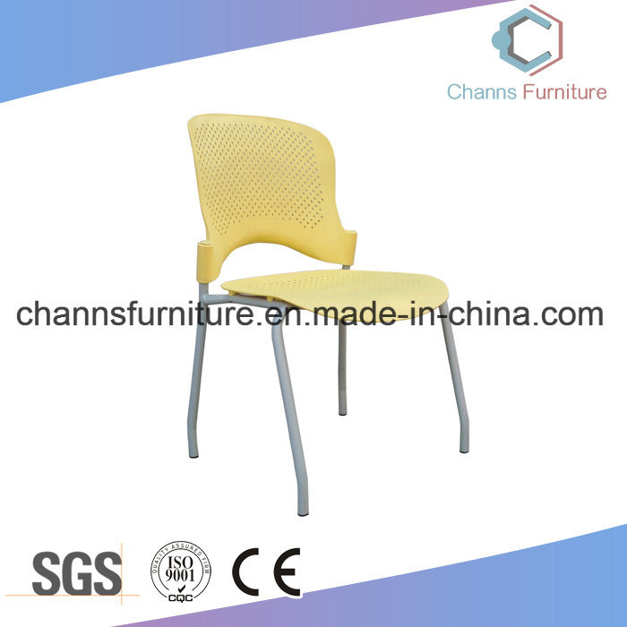 Yellow Color Plastic Durable Student Furniture Training Chair