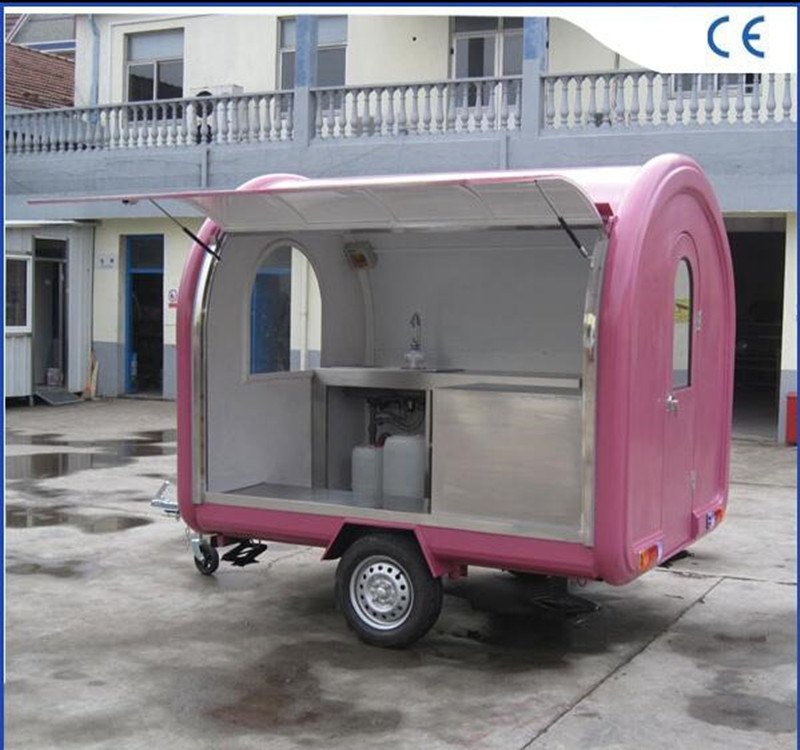 2018 Shanghai Jingyao Hot Selling Food Trailer/Food Cart/Food Truck for Ice-Cream, Coffee, Snack Factory Price
