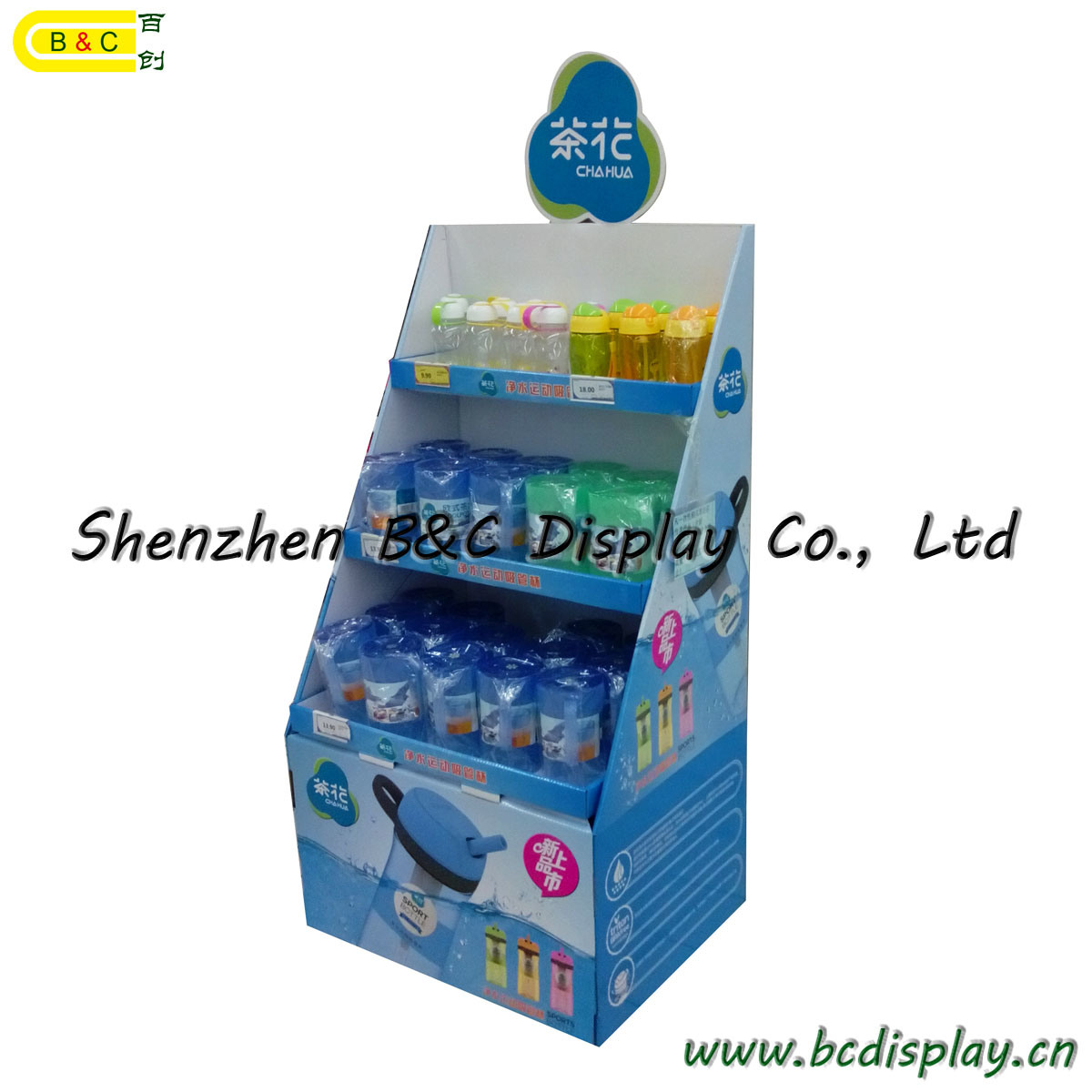 The Cups Paper Display Stands (B&C-A088)